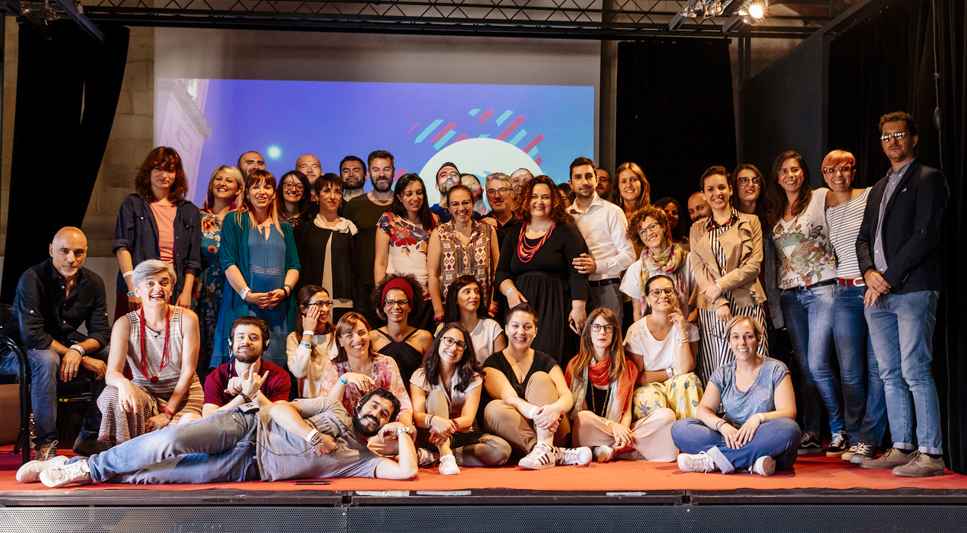 Foto di gruppo al Freelancecamp di Lecce 2018